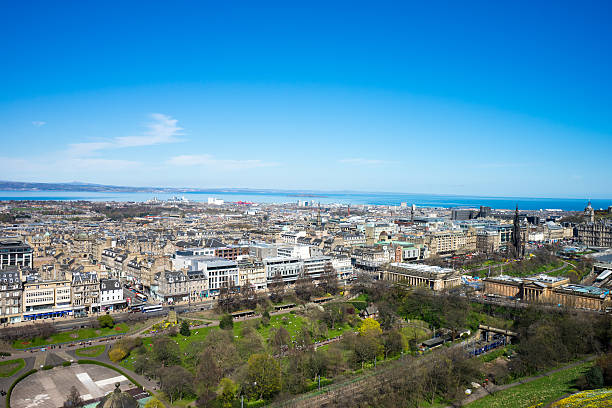 View of Edinburgh from Castle