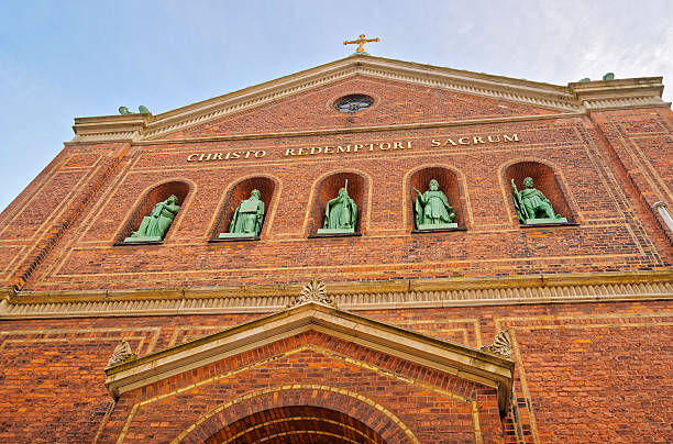 istock Fragment of St Ansgar Cathedral in Copenhagen 525344152