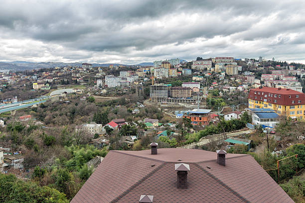 istock Houses in Sochi. Russia 525344662