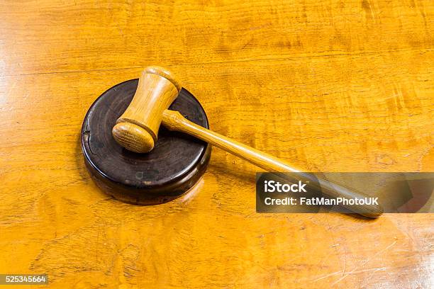 Hammer And Gavel Stock Photo - Download Image Now - Auction, Courthouse, Courtroom