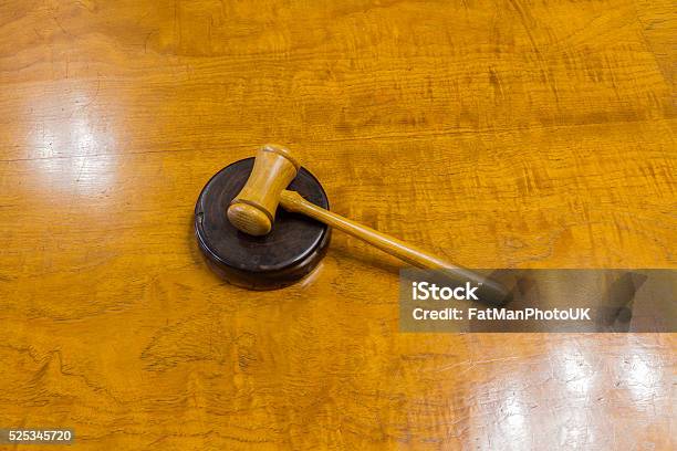 Hammer And Gavel Stock Photo - Download Image Now - Auction, Courthouse, Courtroom