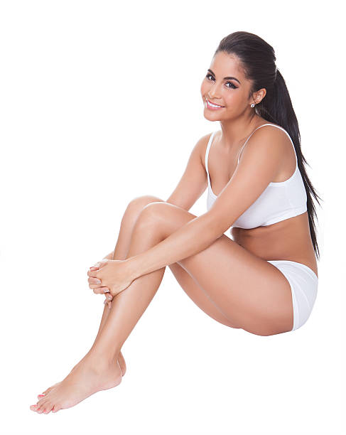 istock Beautiful barefoot woman 525345987