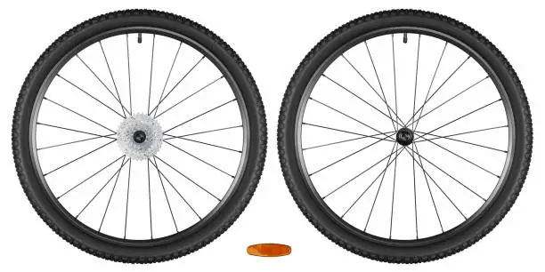 Photo of bicycle wheels