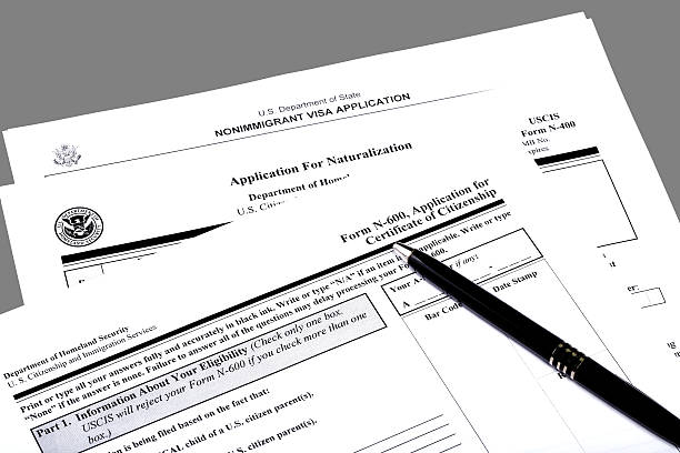 istock USA Immigration Naturalization Citizenship Application Closeup 525349632