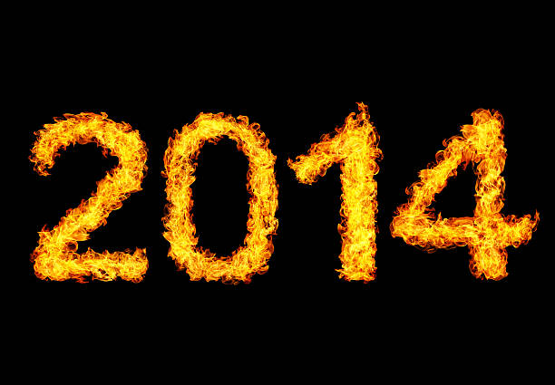 istock year 2014 text made of flames 525351897