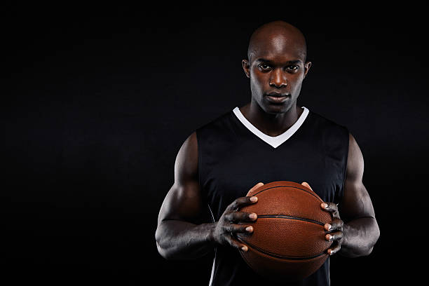 istock Professional african basketball player 525353491
