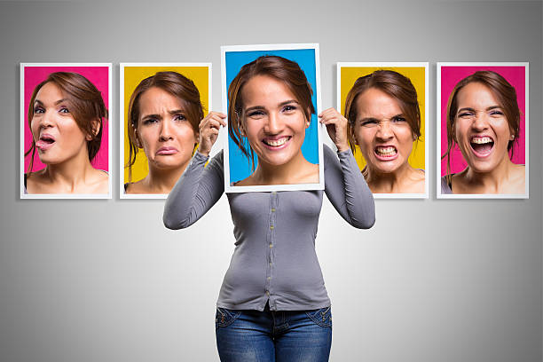 istock Mood changes in a woman in her day period 525353958