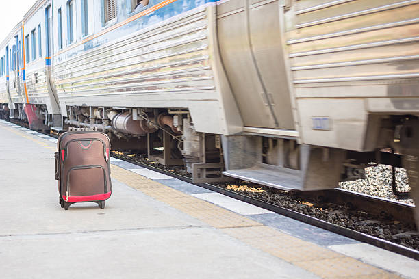 istock Luggage on the train this morning. 525354070
