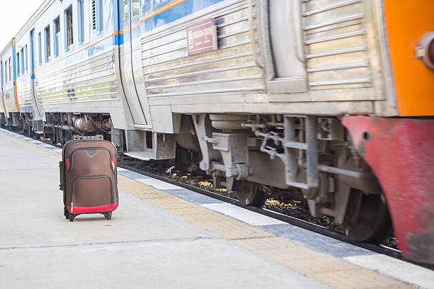 istock Luggage on the train this morning. 525354134