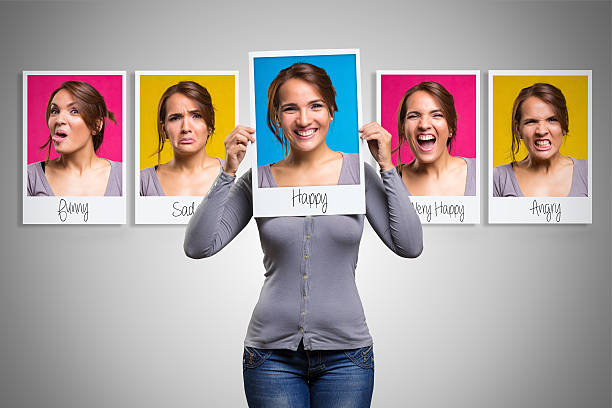 istock Mood changes in a woman in her day period 525354152