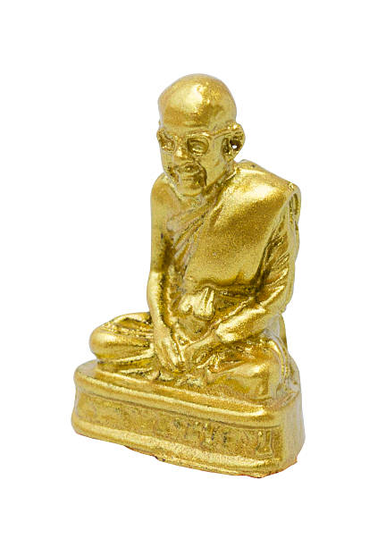 istock monk statues isolated on white background 525359226