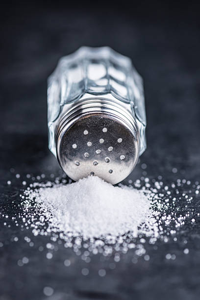 istock Salt Shaker on a slate slab 525359862