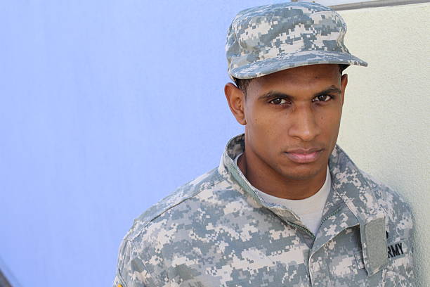 istock Military African American man with PTSD 525362784