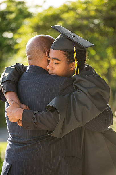 istock African American Father and son on Graduation Day 525362868