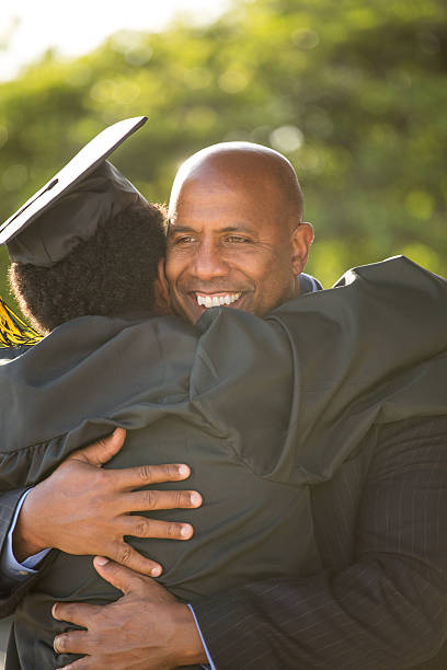 istock African American Father and son on Graduation Day 525363074