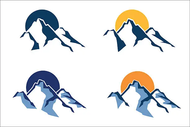 Vector illustration of mountains