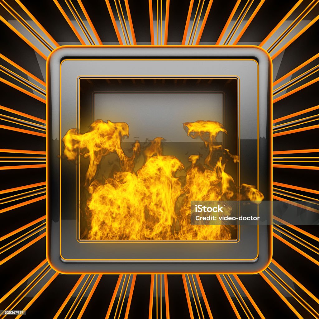Metallic Fire Background Hot Black Metal Background With Fire Stock Photo - Download Image Now ...