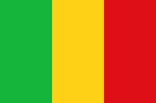 Flag of Mali (Africa) Flag of Mali (Africa)  mali stock pictures, royalty-free photos & images