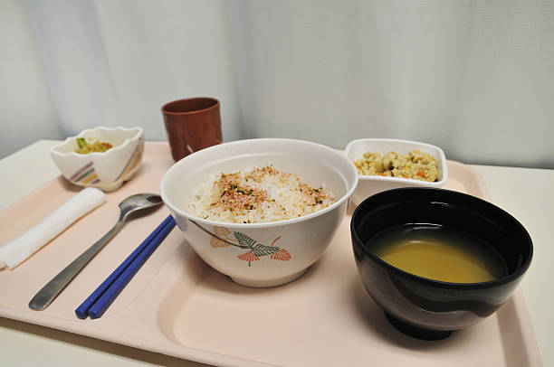 Hospital meal stock photo