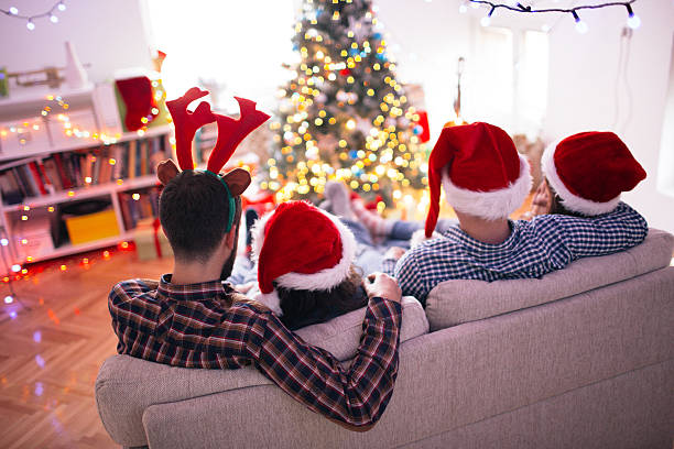 istock Resting together on Christmas morning 525380697