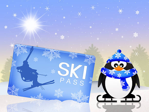 스키복 산길 - mountain skiing ski lift silhouette stock illustrations