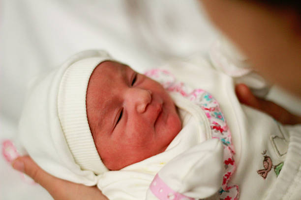 istock Newborn In Hospital Room 525384319
