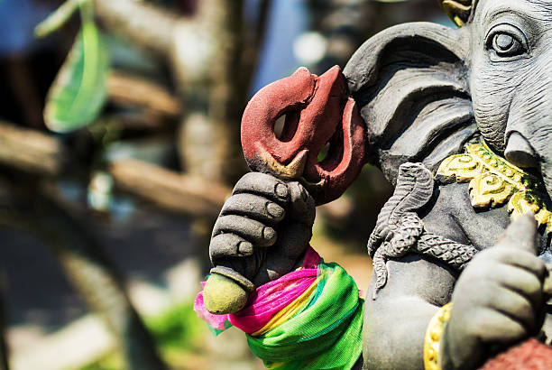 istock Ganesha made of stone in bali 525385425