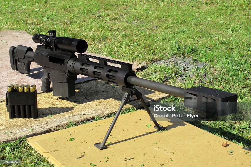 Sniper Rifle 50 Bmg Cal Stock Photo - Download Image Now - Number 50,  Rifle, Sniper - iStock