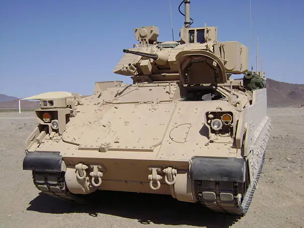 M2 Bradley Infantry Fighting Vehicle.  Used by U.S. Army Mechanized Infantry.