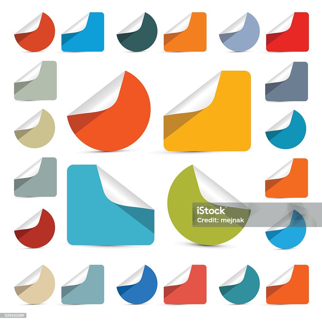 Empty Me Sticker Empty Stickers Set Stock Illustration - Download Image Now - Banner ...