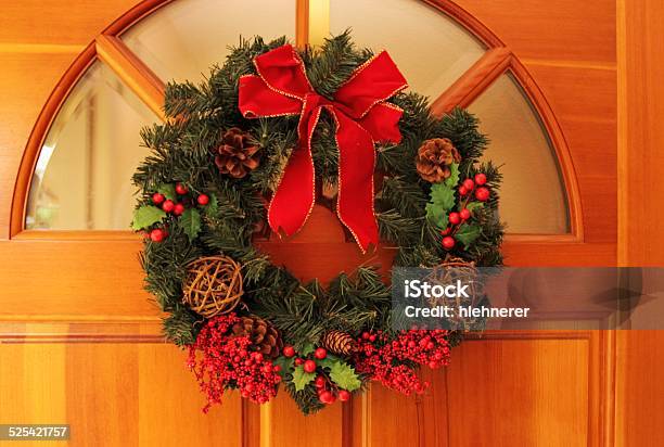 Christmas Wreaths Stock Photo - Download Image Now - Berry, Berry Fruit, Brown