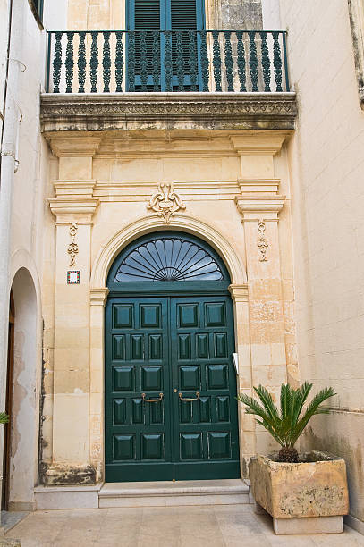 istock Historical palace. Presicce. Puglia. Italy. 525422485