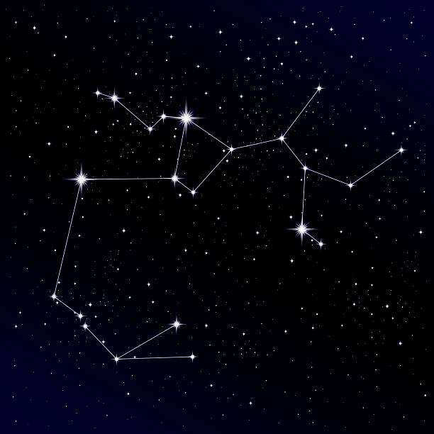 illustrations, cliparts, dessins animés et icônes de signe du sagittaire constellation - constellation