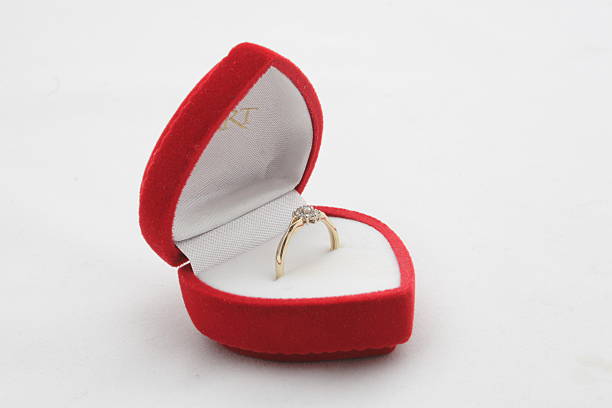 istock wedding rings in the red box 525430259