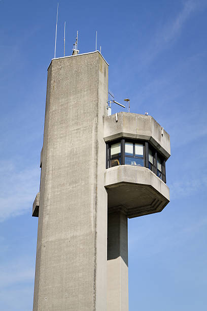 istock Watchtower at a canal in Belgium 525431837