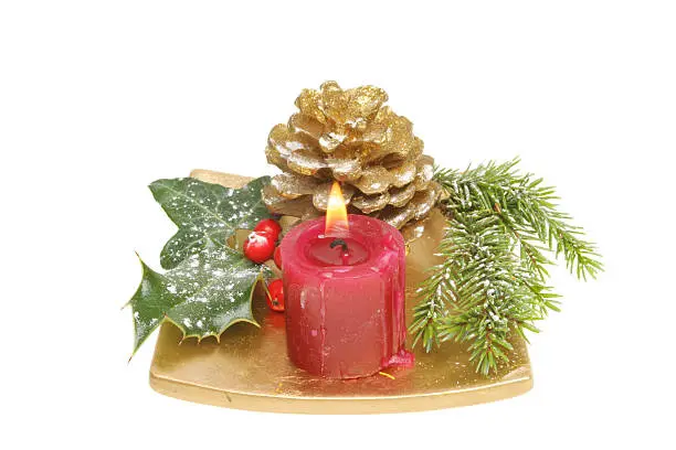 Photo of Christmas table decoration