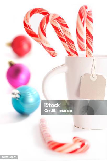 Traditional Christmas Candy Stock Photo - Download Image Now - Blue, Candy, Candy Cane