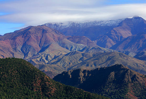 marocco, alto atlante - atlas mountains foto e immagini stock