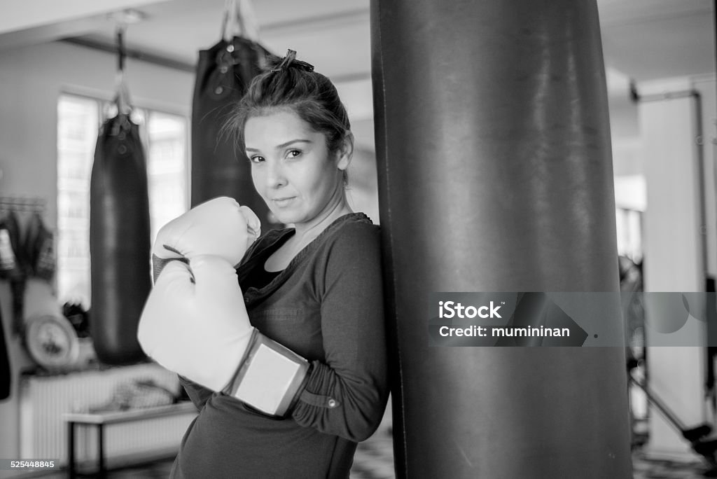 boxer tough lady boxing 20-29 Years Stock Photo