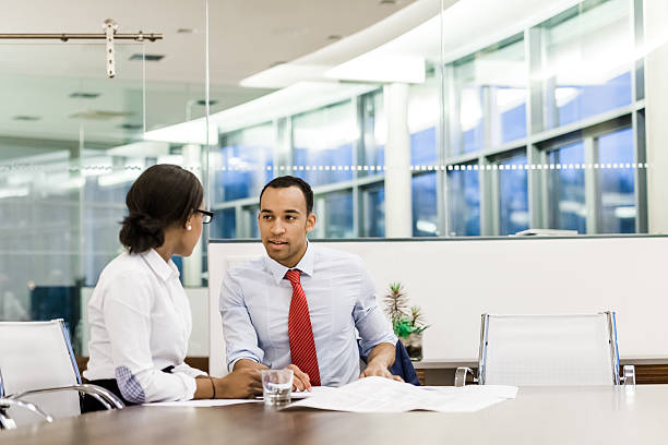 istock African Business People Working Late 525448923