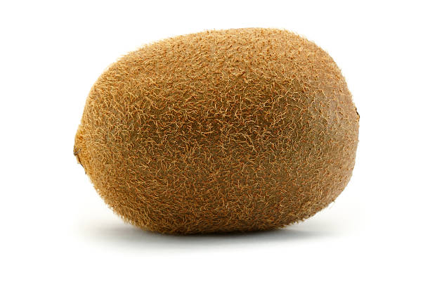 istock Kiwi sideview close up isolated white background 525449357