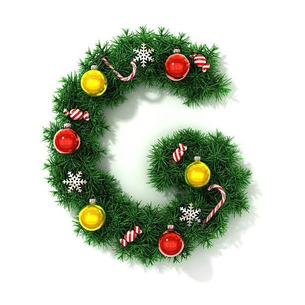 istock Christmas font letter G 525450291