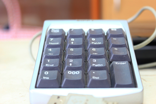 numeric keypad
