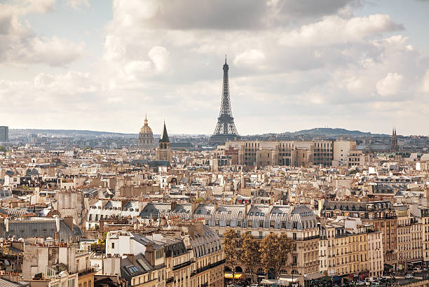 istock Aerial view of Paris 525454681