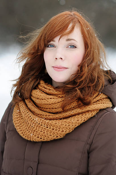 istock Beautiful woman in winter 525456145