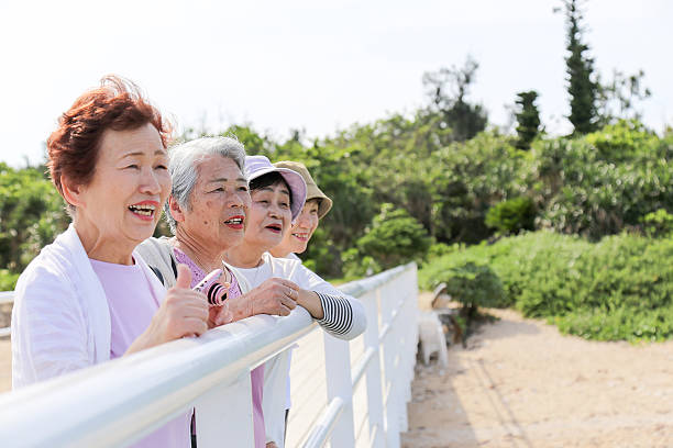 istock Elderly people are looking at the landscape 525470428