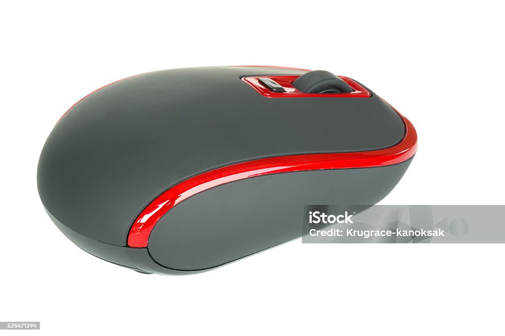 Computer Mouse Imiage Wireless Computer Mouse Isolated On White Stock Photo - Download Image ...