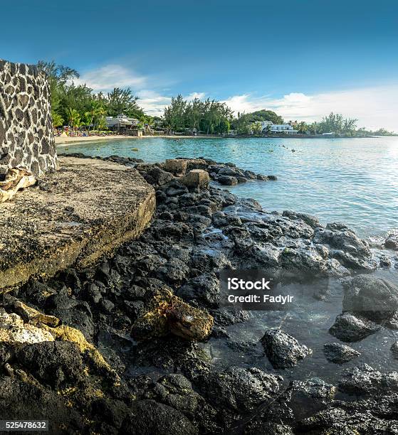 Pereybere Beach Mauritius Stock Photo - Download Image Now - Beach, Beauty In Nature, Coastline