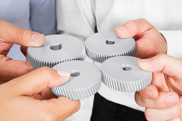 istock Business People with Gears 525482534