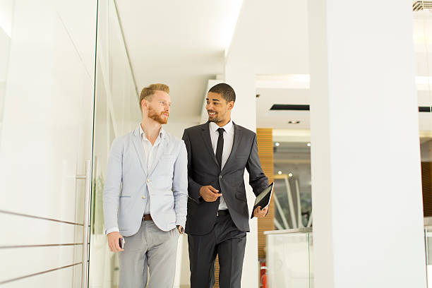 istock Modern businessmen in the office 525484168